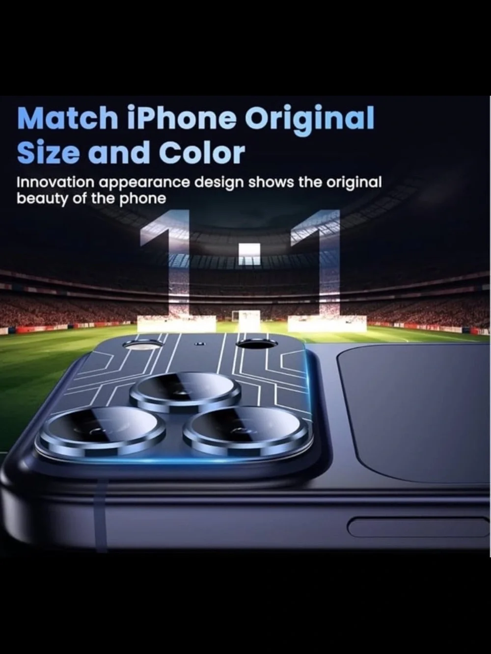 New! Uyiton Compatible with iPhone 17 Pro Max Camera Lens Protector.